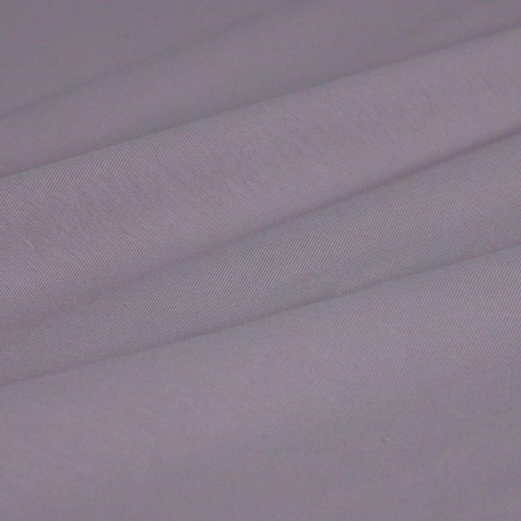 Singlejersey uni aus Baumwolle lavender- Bio